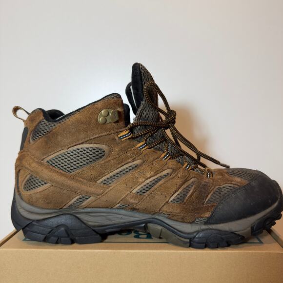 Mens Merrell Moab Size 13 Waterproof Hiking Boots Leather Trail Outdoor Shoes main image 9